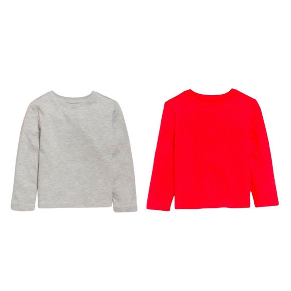 🆕 2-Pack Old Navy Baby Toddler Kids Boys Long-Sleeve T-Shirt Tops Shirts 18-24M - Picture 2 of 12